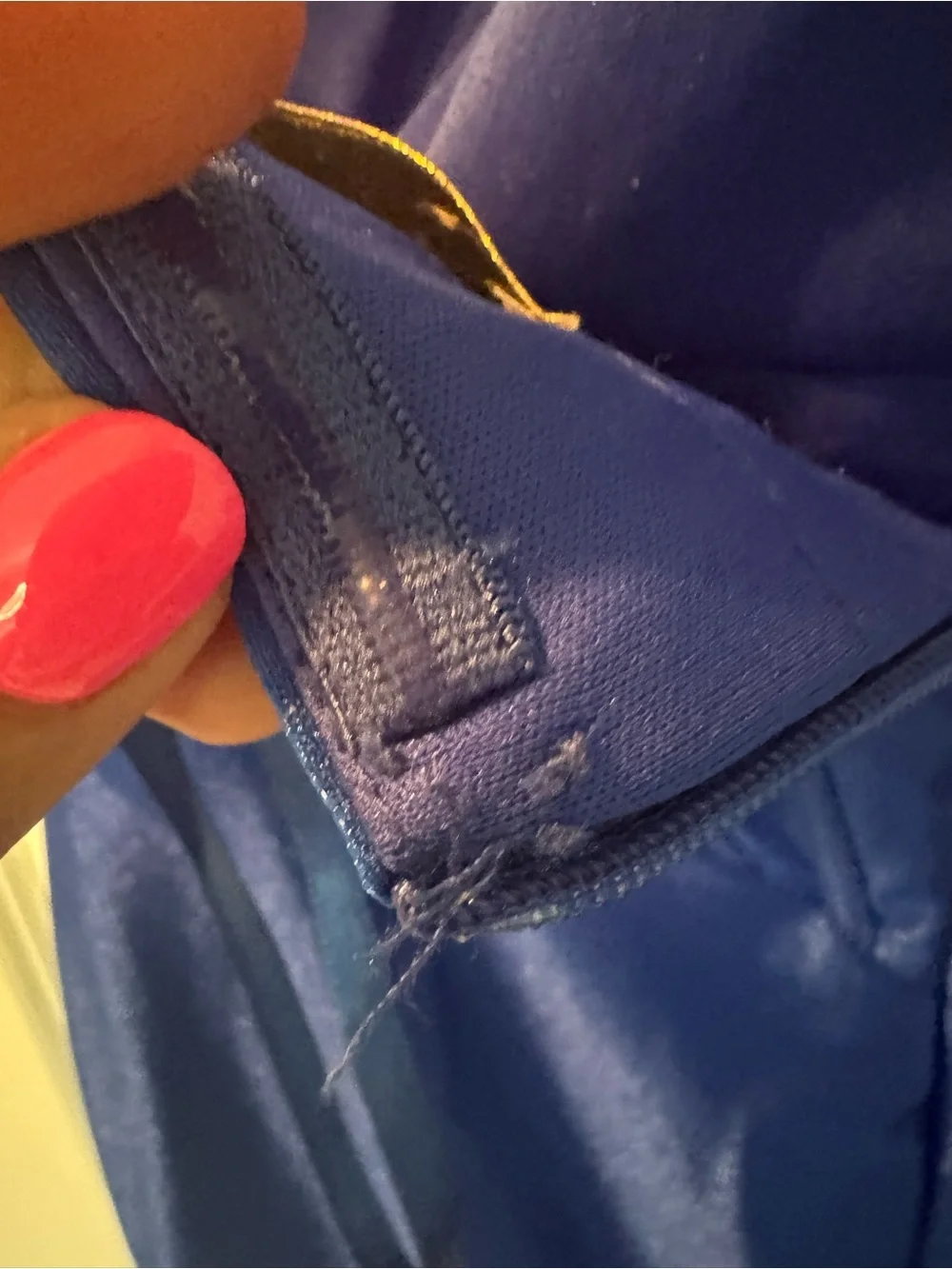 Strapless Royal Blue Evening Gown XL